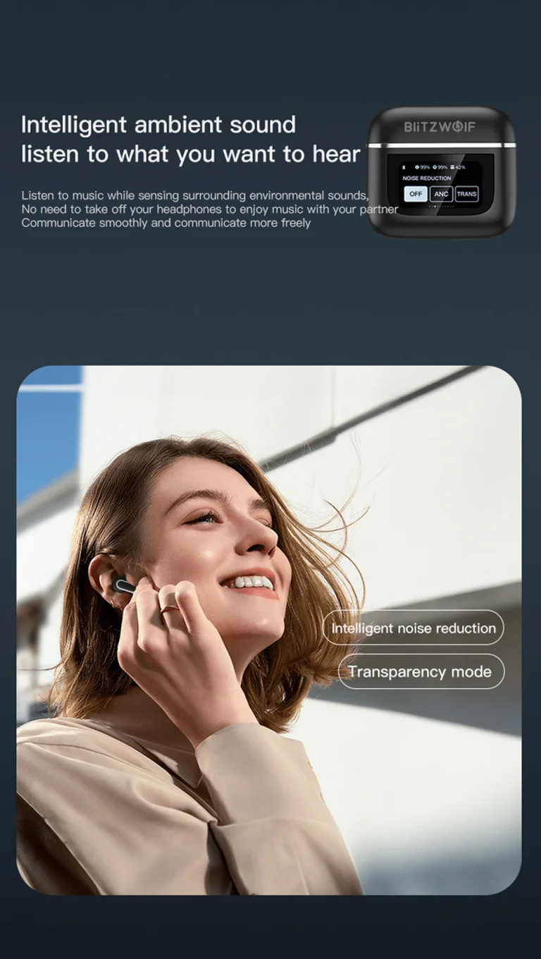 Test des écouteurs BlitzWolf BW-FYE16 TWS 33