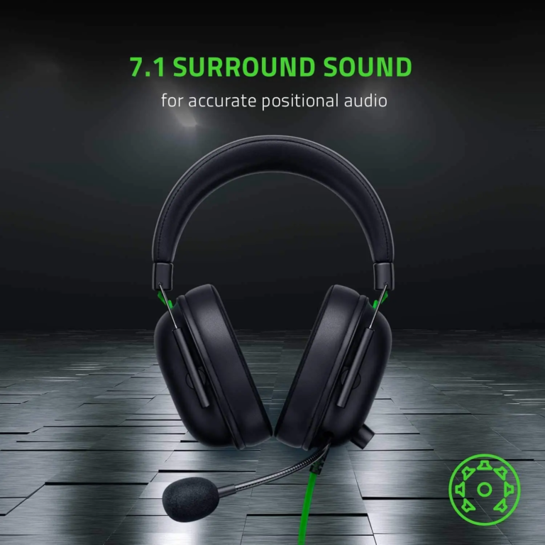 A Razer BlackShark V2 X gamer fejhallgató kintről olcsóbb 3