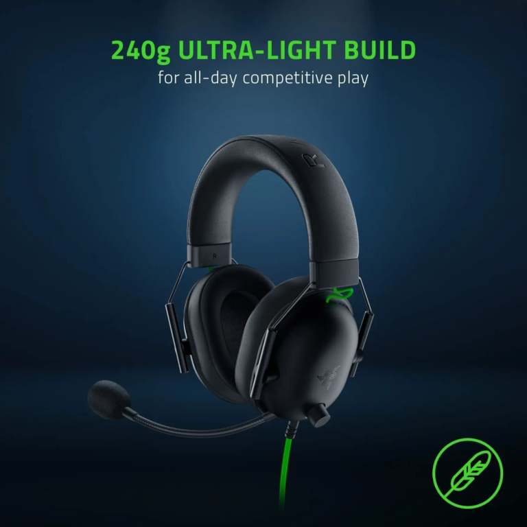 A Razer BlackShark V2 X gamer fejhallgató kintről olcsóbb 4