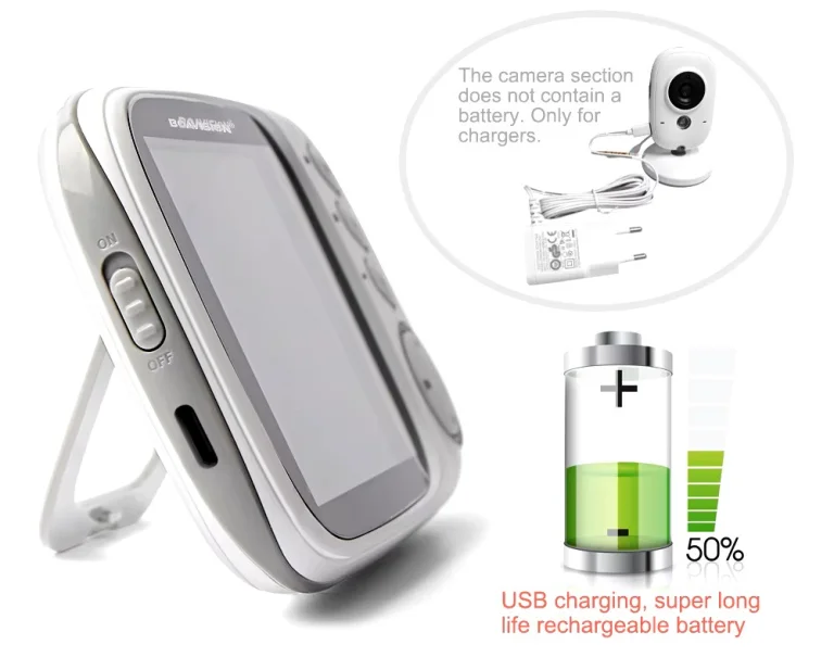 VB603 full extrás kamerás bébiőr Aliexpressről negyedáron 6