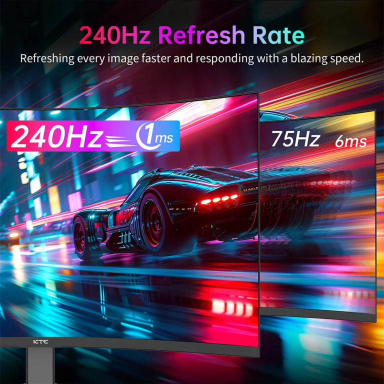 KTC H27S25E monitor a profiknak – Gyors reakció, éles kép 5