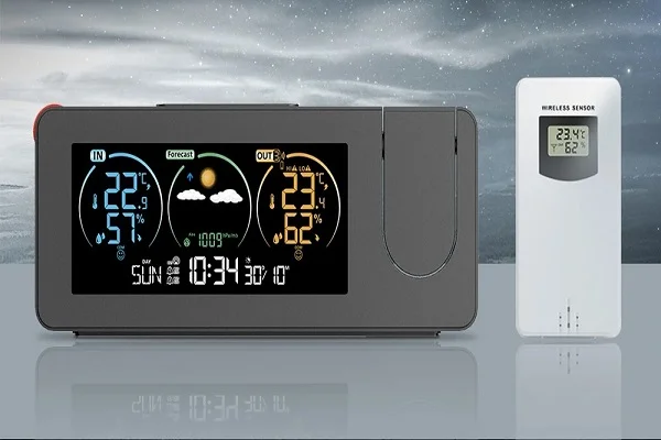 AGSIVO ébresztőóra és időjárás-állomás: NASA-hangulat 1