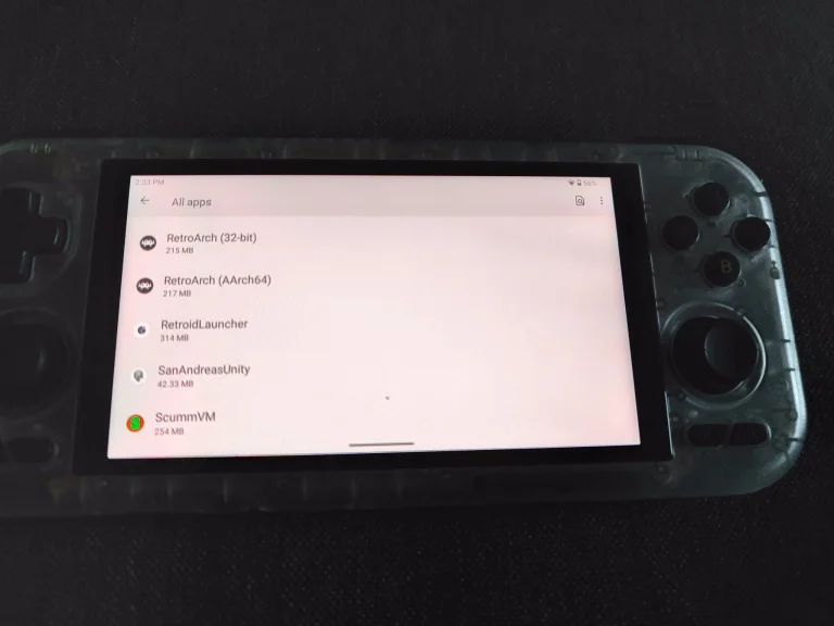 Retroid Pocket 4 Pro handheld game console test 83