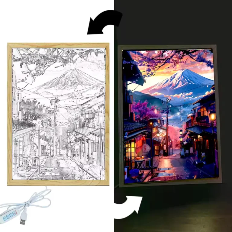 Hangulatvilágítás a Fuji-hegy varázsával 3