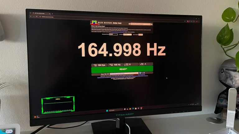 Titan Army P27GR gamer monitor teszt 25