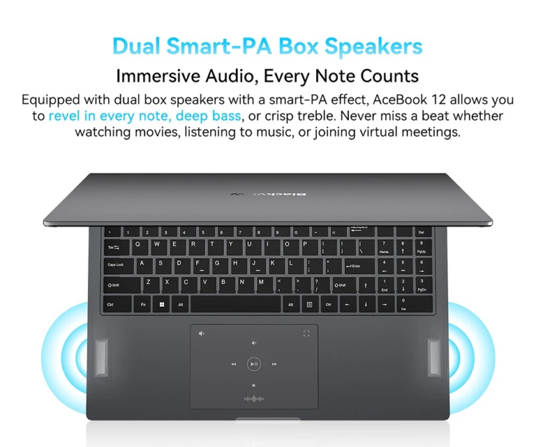 Blackview Acebook 12 laptop – Stílus, erő és könnyedség 18