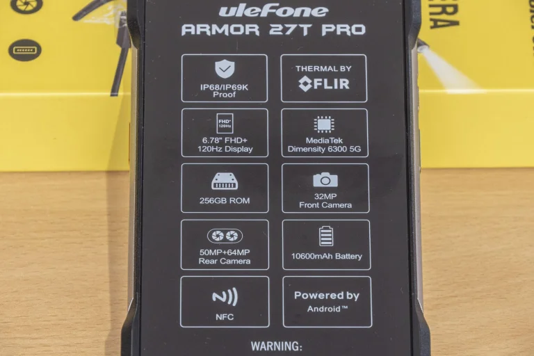Ulefone Armor 27T Pro strapatelefon teszt 11