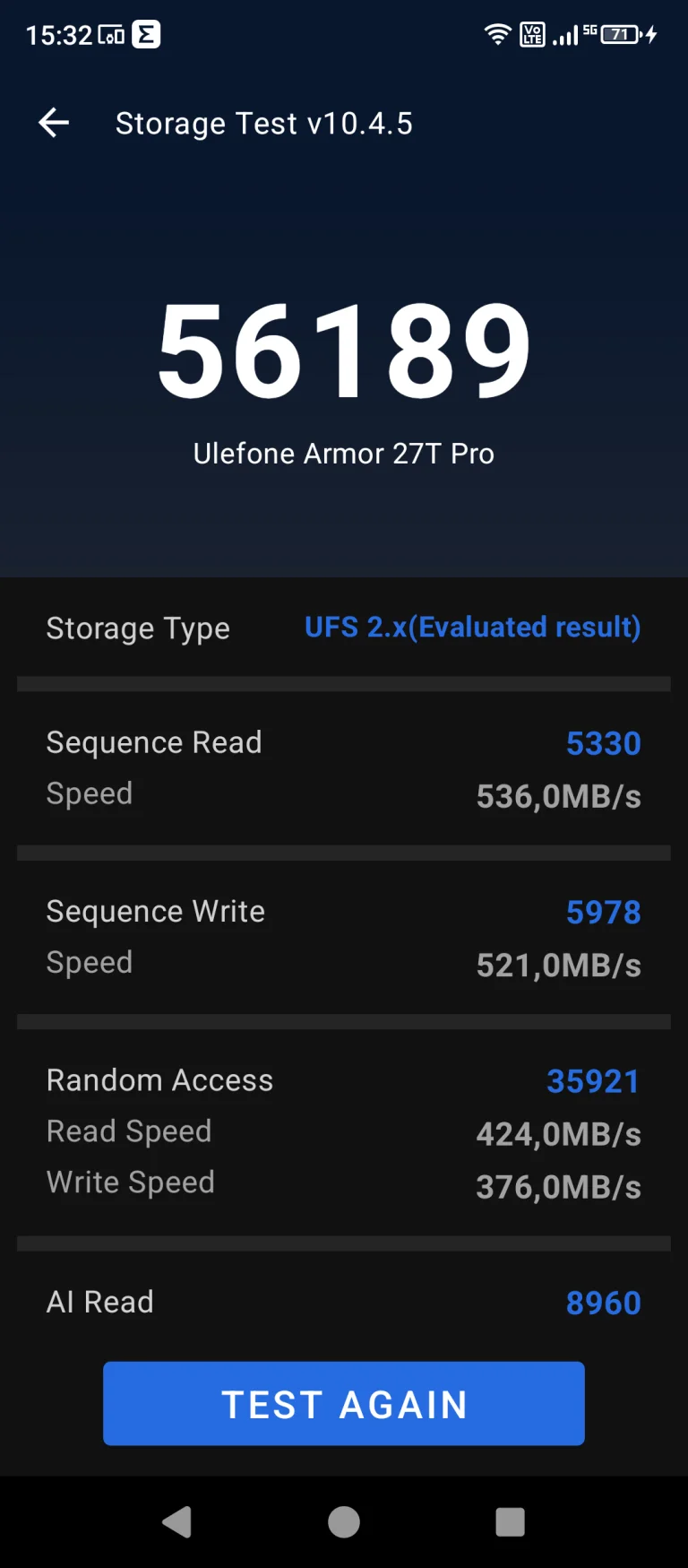 Ulefone Armor 27T Pro strapatelefon teszt 26