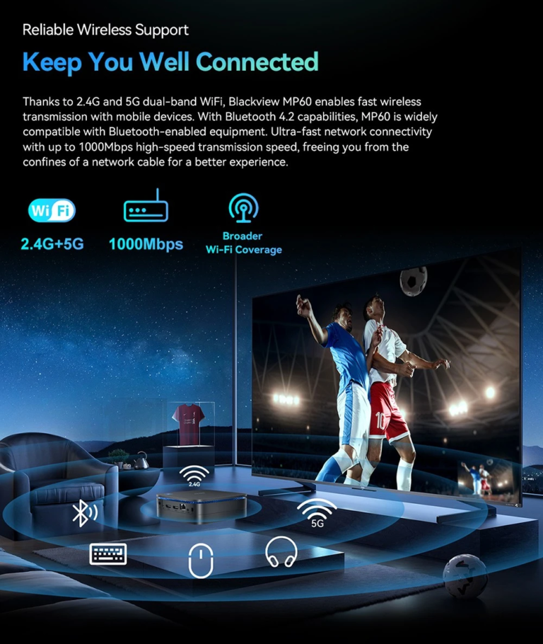 Blackview MP60 mini PC – A kompakt hatékonyság mestere 8