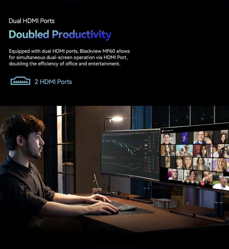 Blackview MP60 mini PC – A kompakt hatékonyság mestere 10