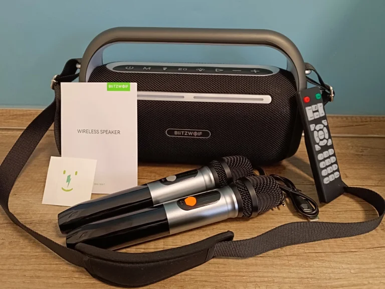 BlitzWolf BW-WA7 karaoke BT hangszóró teszt 2
