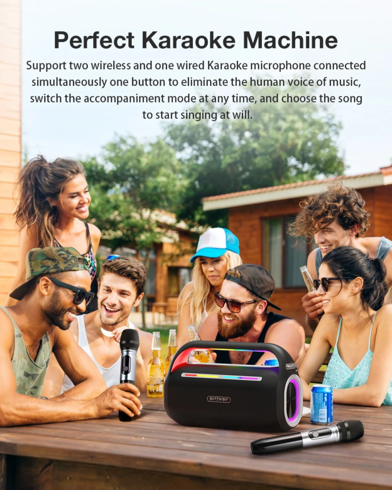 BlitzWolf BW-WA7 karaoke BT hangszóró teszt 11
