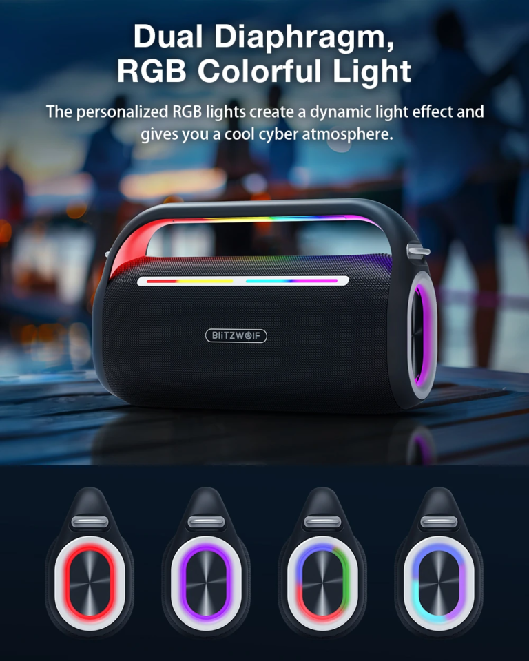 BlitzWolf BW-WA7 karaoke BT hangszóró teszt 15