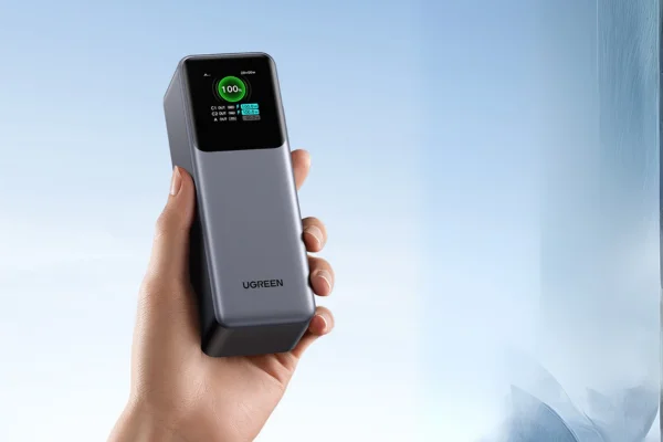 UGREEN Nexode 130 és 200 W-os power bank, két töltő-titán 1