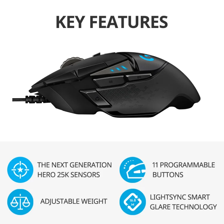 Még mindig olcsóbb kintről a Logitech G502 Hero egér 5