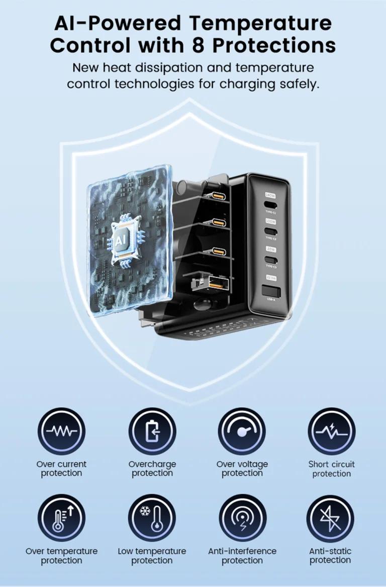 A MOVESPEED 140 W-os cucca a töltők között a protein shake 5