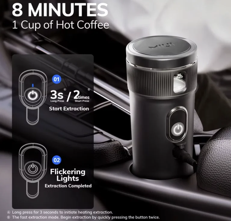 A MIUI hordozható kávéfőzőtől kapsz hideget, meleget 4