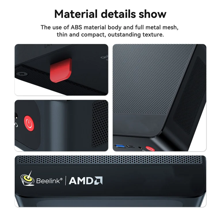 Kicsi a Beelink SER5 Pro mini PC, de Ryzen 7-es 4