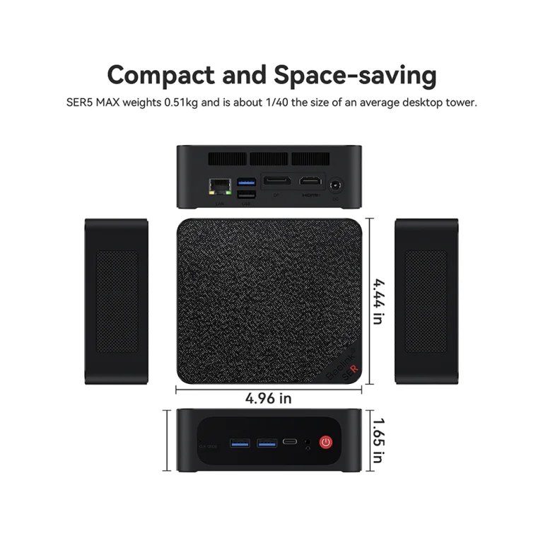 Kicsi a Beelink SER5 Pro mini PC, de Ryzen 7-es 18