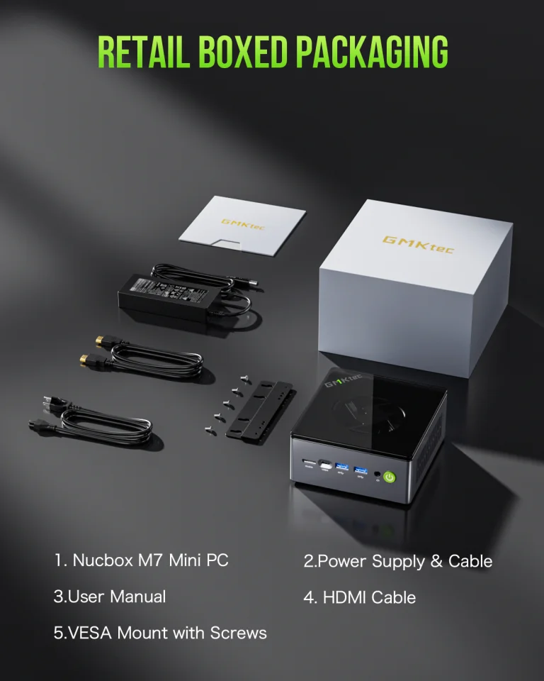 GMKtec M7 mini PC – Apró gép, óriási teljesítmény 7