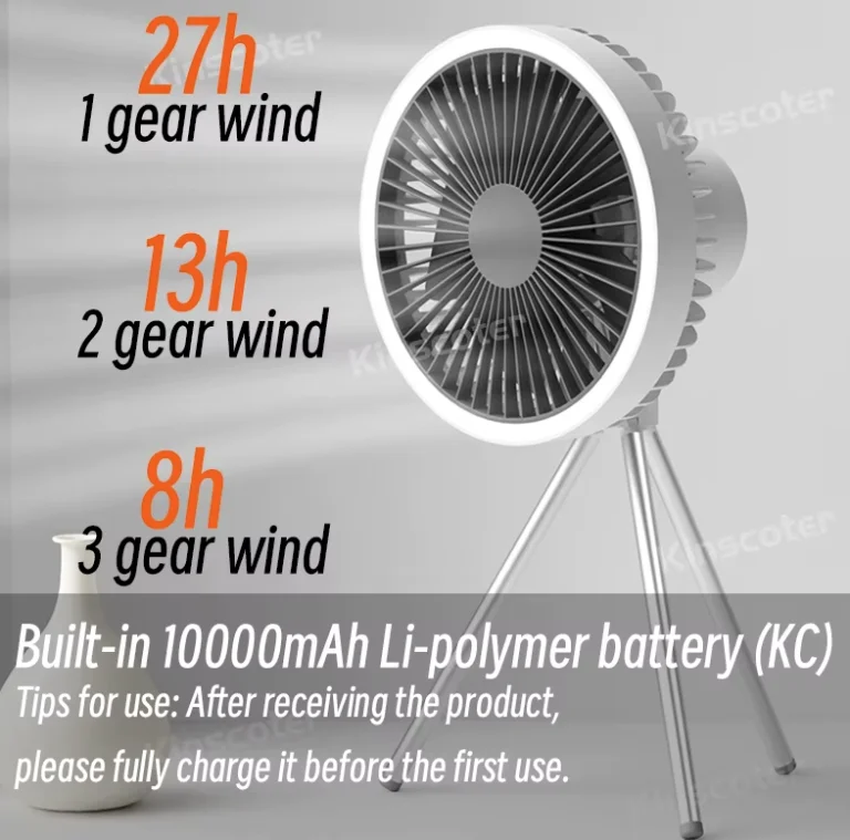 King camping fan available in two versions 5