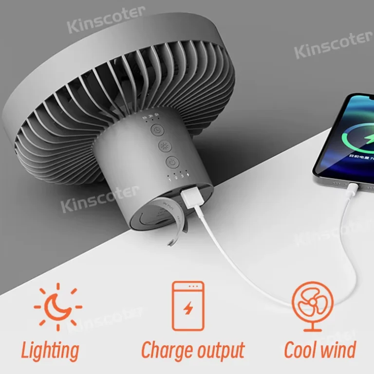 King camping fan available in two versions 3