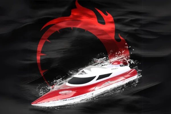 The Panchsi rally with the remote-controlled motorboat can begin! 1