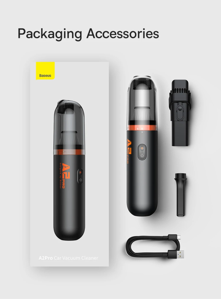 Tisztaság on-the-go a Baseus A2 Pro autós porszívóval 5