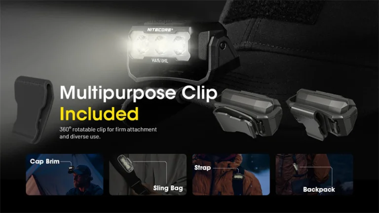 NITECORE HA15 UHE – 400 lumen a homlokodra 11