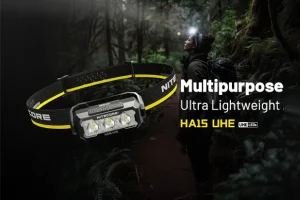 NITECORE HA15 UHE – 400 lumen a homlokodra
