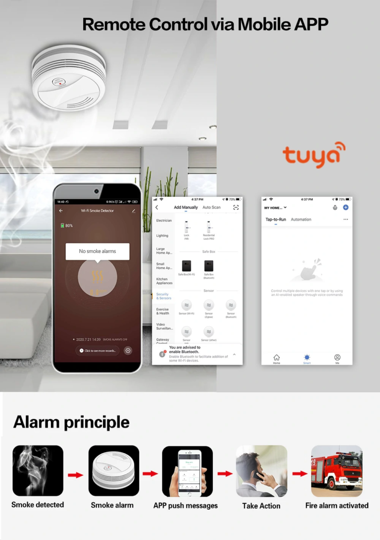 Okos füstérzékelő, mert a biztonság mindig első! 7