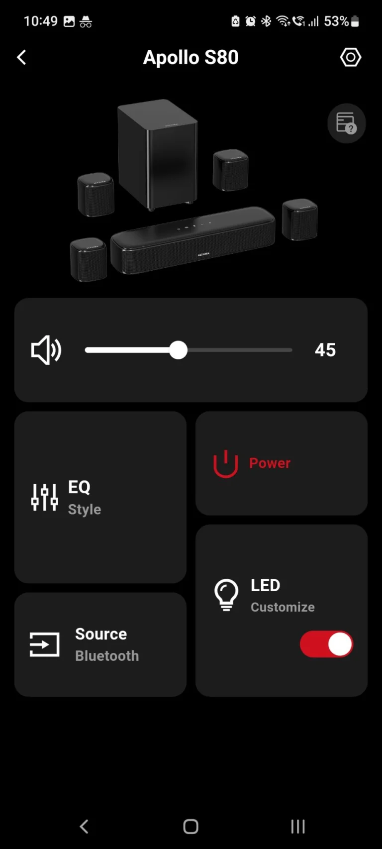 Ultimea Apollo S80 soundbar teszt 17