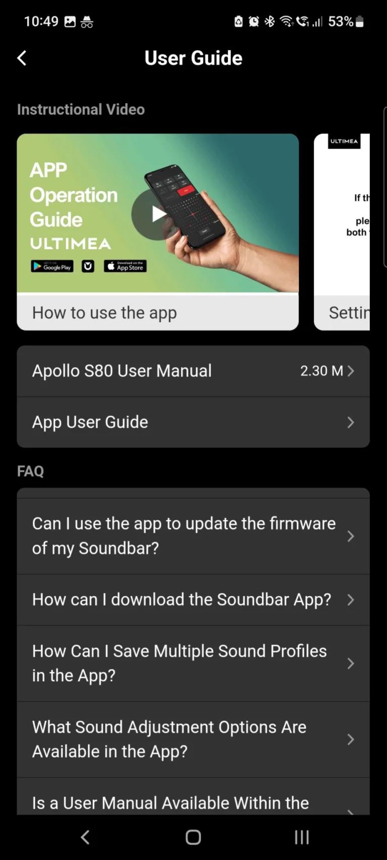 Ultimea Apollo S80 soundbar teszt 19