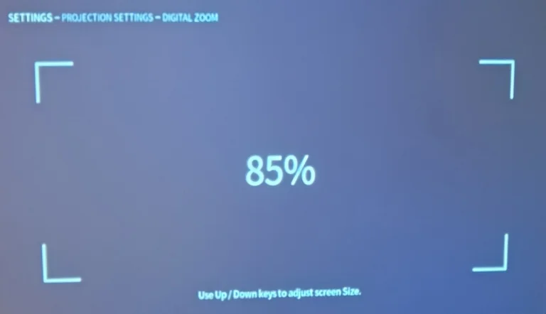 Prueba 50 del proyector Ultimea Apollo P14