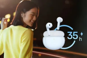 Az OPPO Enco Air2 ennyit ígér: semmi extrém, csak működöm