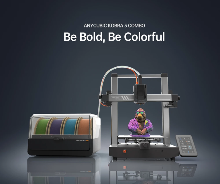 Az Anycubic Kobra 3 Combo a 3D nyomtatás szivárványa 3