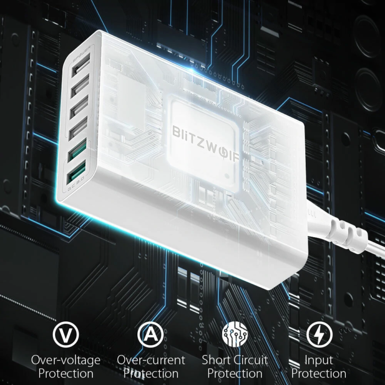 Még mindig kuponozható a BlitzWolf BW-S15 töltő 7