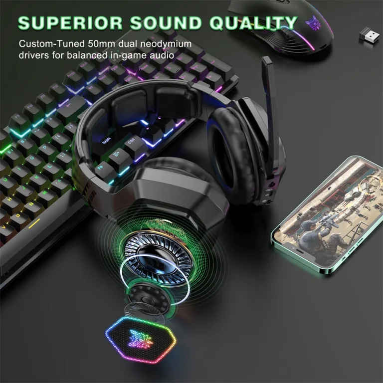 ONIKUMA B100 gamer fejhallgató teszt 21