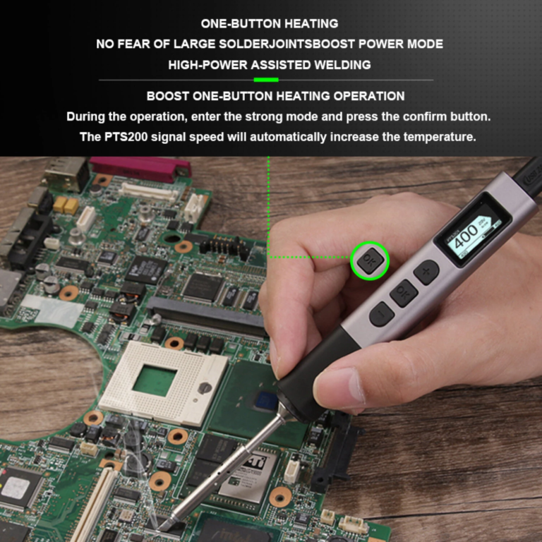 Most csak 11 000 Ft a PTS201 okos forrasztópáka 4