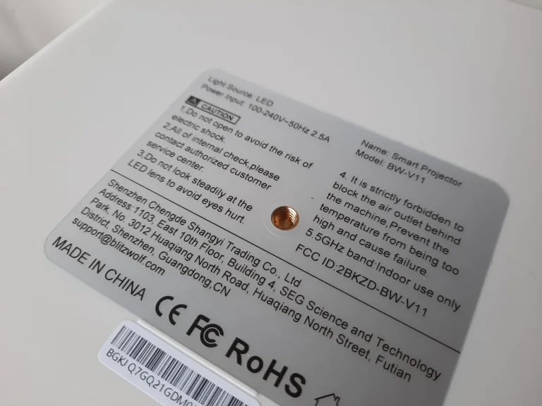 BlitzWolf BW-V11 projektor teszt 14