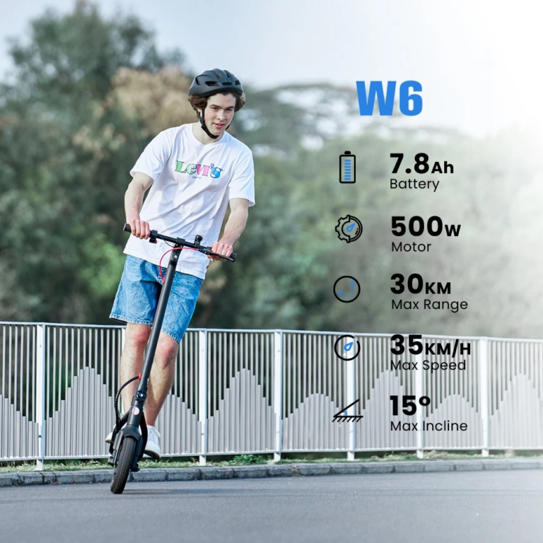 Az iScooter W6 mindent egyszerűvé tesz 2
