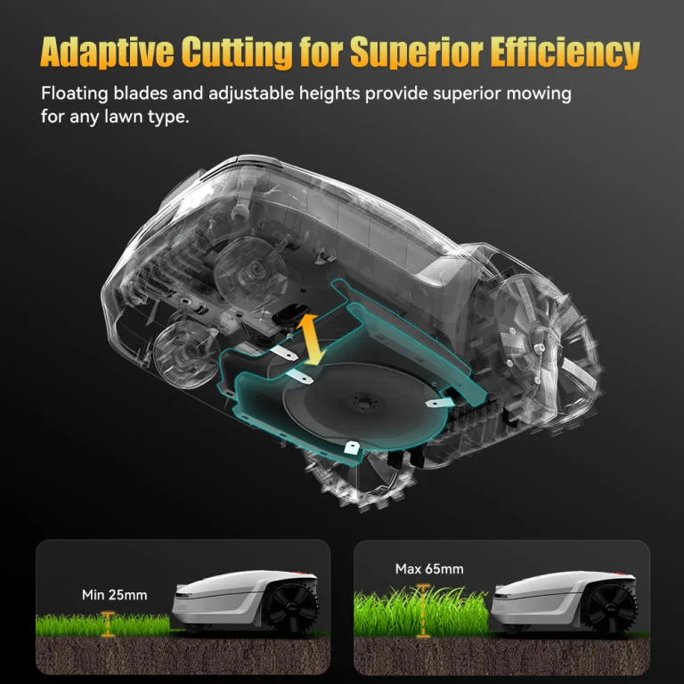 A Goat Bot Unicut H1 nem mekeg, de nyírja önállóan a füvet 13