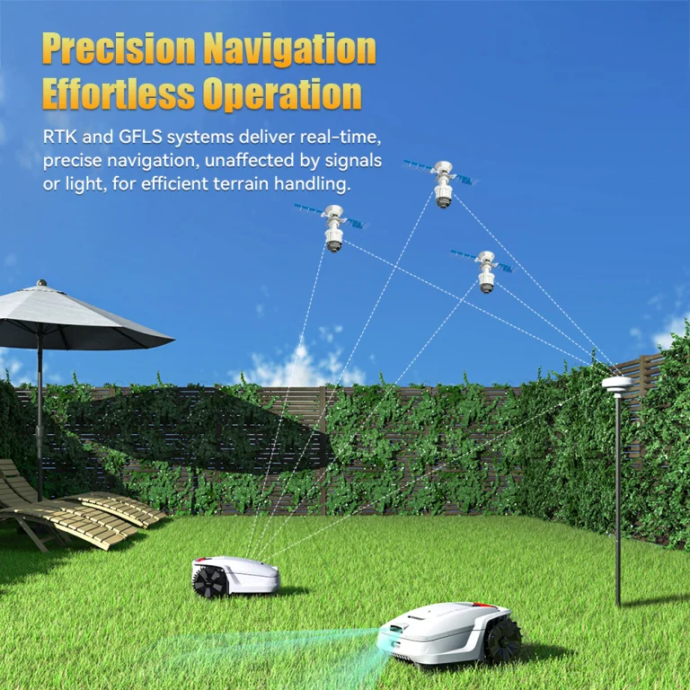 A Goat Bot Unicut H1 nem mekeg, de nyírja önállóan a füvet 15