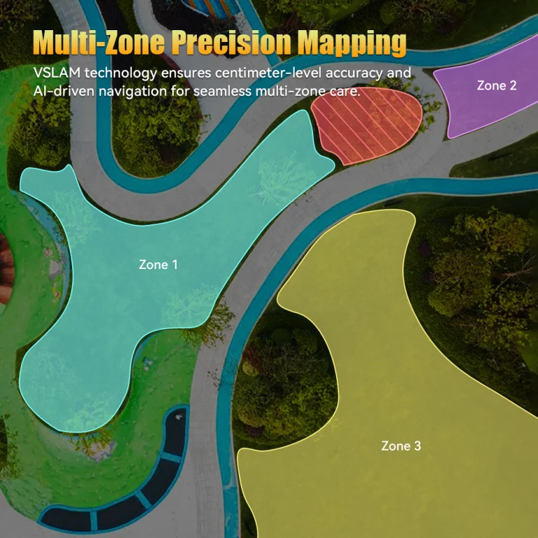 A Goat Bot Unicut H1 nem mekeg, de nyírja önállóan a füvet 16