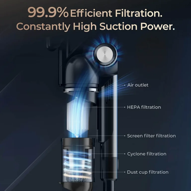 JIGOO V700 önürítős állóporszívó teszt 22