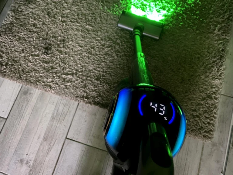 JIGOO V700 önürítős állóporszívó teszt 31