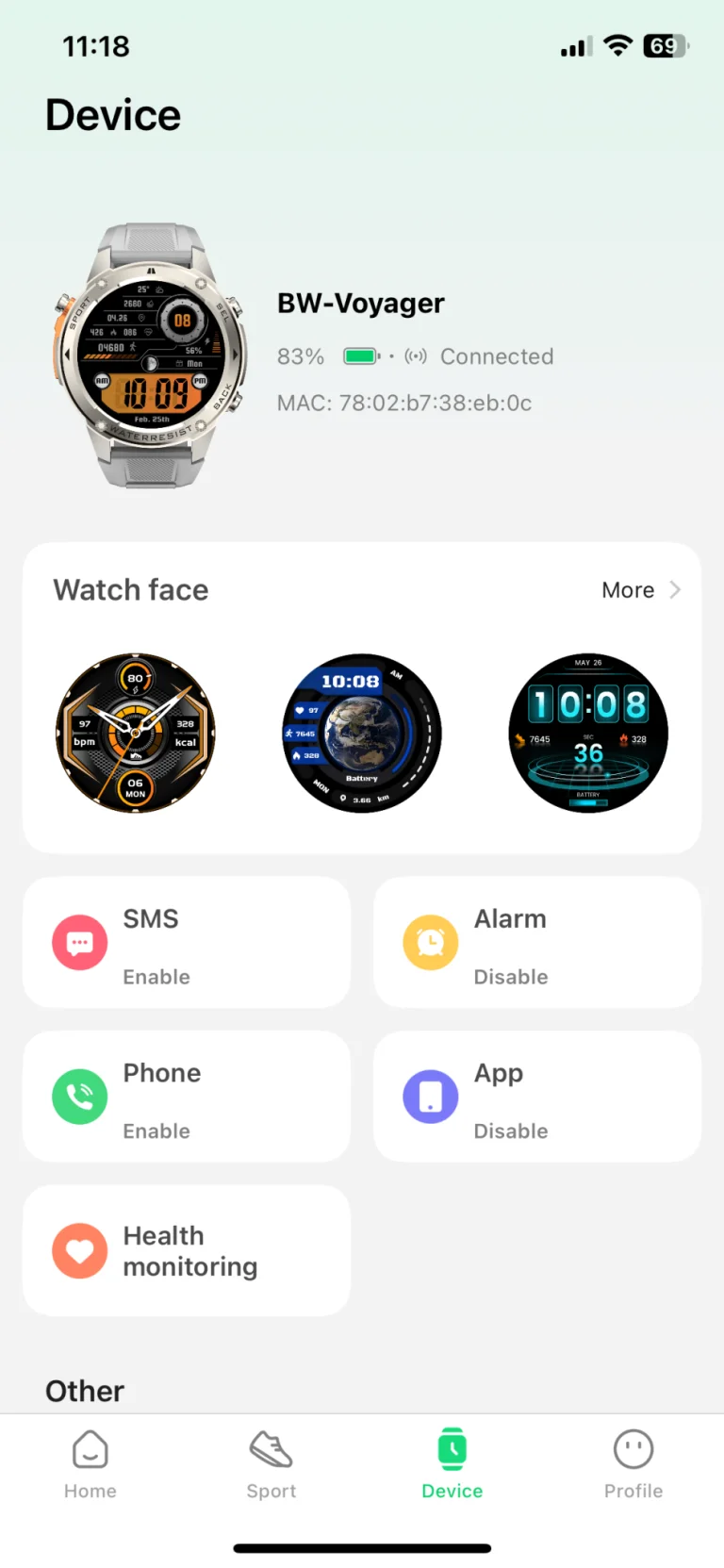 BlitzWolf Voyager1 okosóra teszt 17
