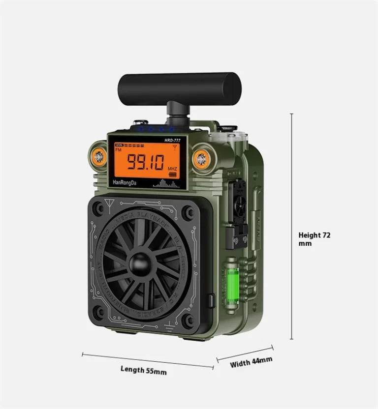 HanRongDa HRD-777 rádió, a bombasztikus zsebmédia 4