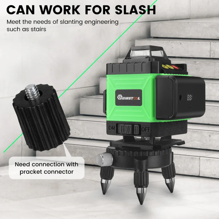 MUSTOOL 16 vonalas lézeres szintező: építőipari fénykard 5