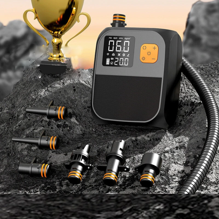 Strandkészlet profiknak: SUP deszka és elektromos pumpa 16